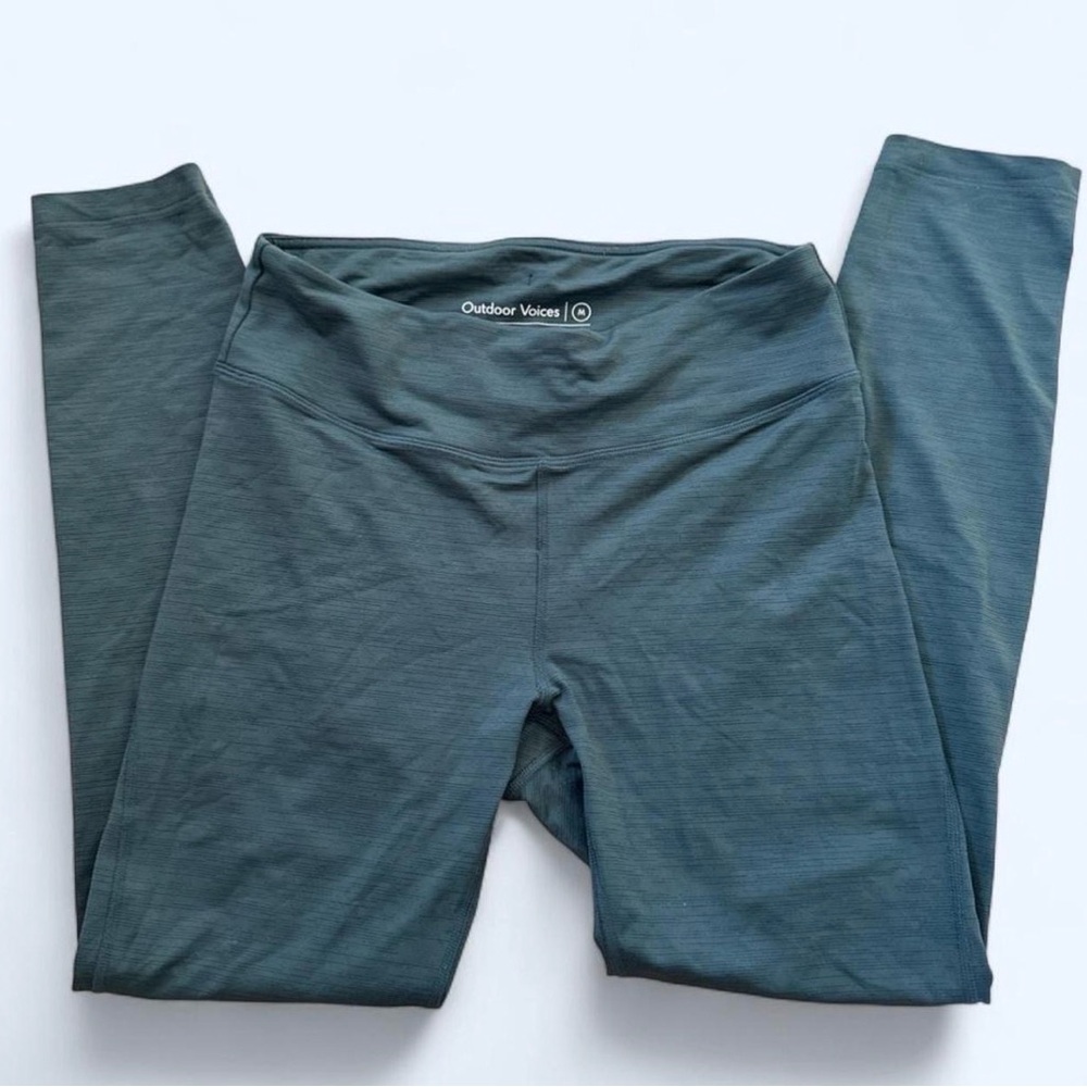 Outdoor Voices Green Active Leggings
